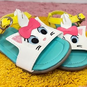Disney Store Marie Buckle Sandals Kids Aristocats Furrytale Friends